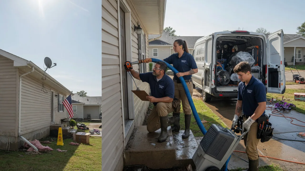 Ceiling Water Damage Restoration in Pittsboro, IN near me